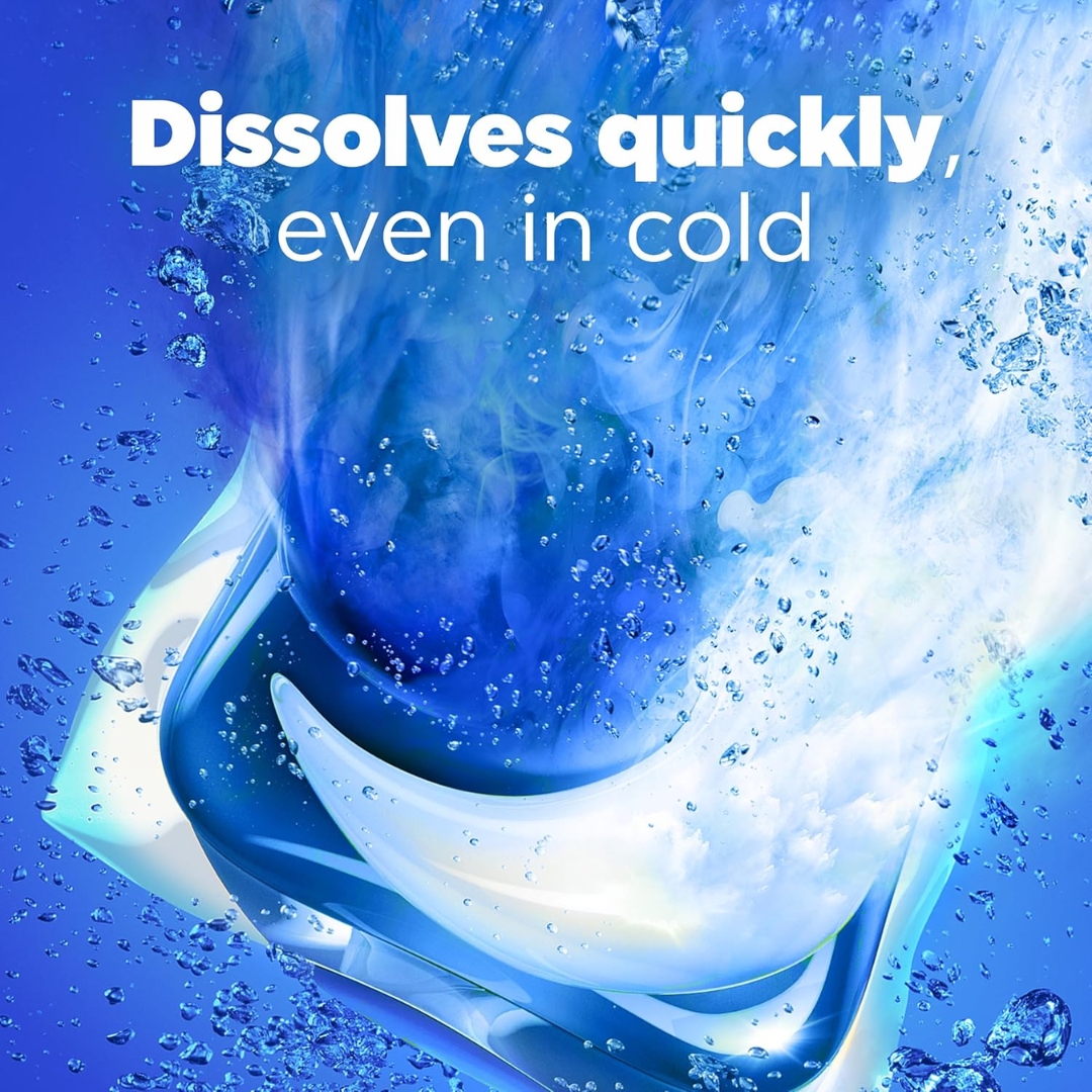 นำเข้า 🇺🇸 บอกลาความยุ่งยากในการตวงผงซักฟอก 🧺✨ Tide PODS 3-in-1 เม็ดเดียวจบ ครบทุกพลังซักกลิ่น Spring Meadow หอมสดชื่นติดทน คุ้มค่า