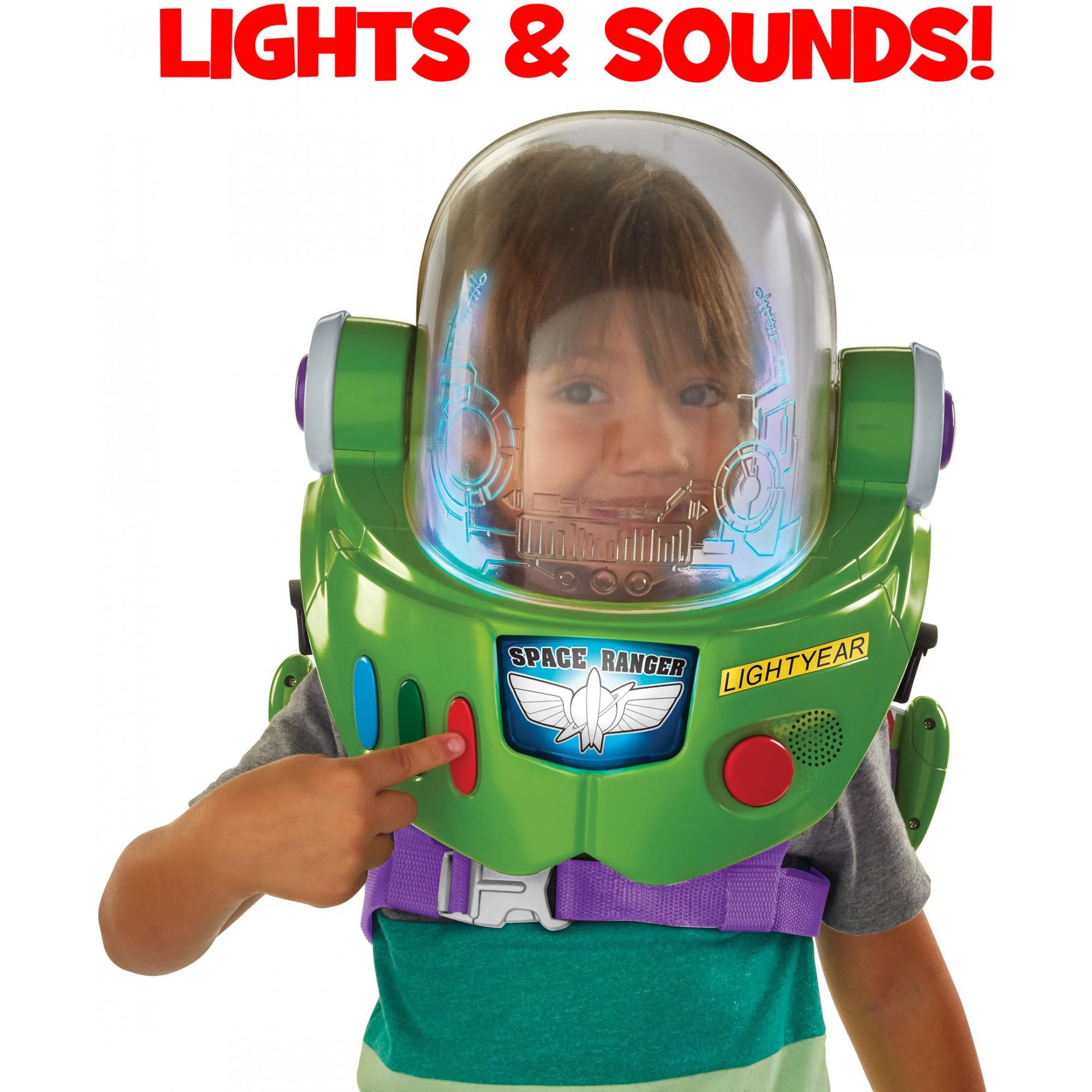 ชุดเกราะสุดเท่ห์ของ Buzz Lightyear Space Ranger มาพร้อมกับ Jet Pack, Disc Blaster, Wrist Communicator