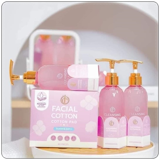 Cleansing Vitamin คลีนซิ่งวิตามิน (1แถม1 ฟรีสำลี)