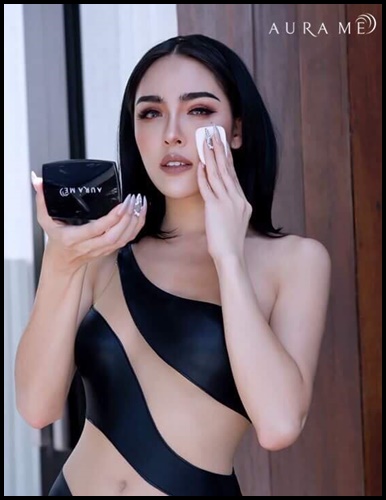 แป้งผสมรองพื้นออร่า มี Aura Me Perfect Cover