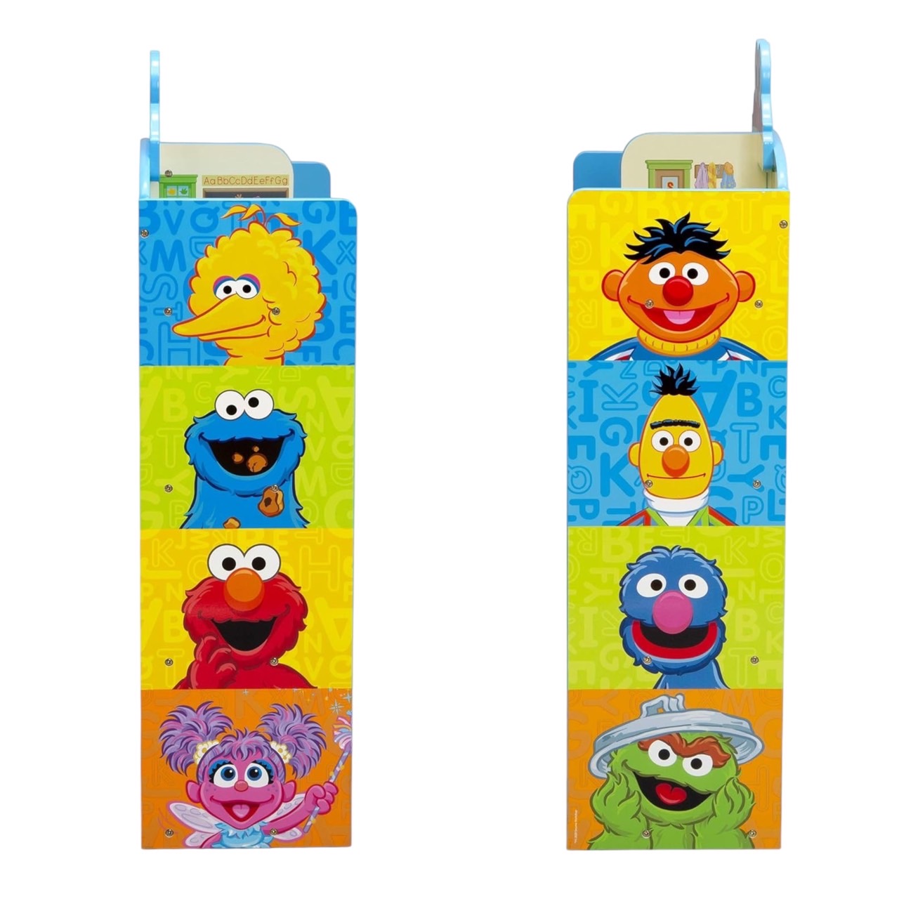 ชั้นวาง ลายเอลโม่Delta Children Wooden Playhouse 4-Shelf Bookcase for Kids, Sesame Street , ราคา 2,990 บาท