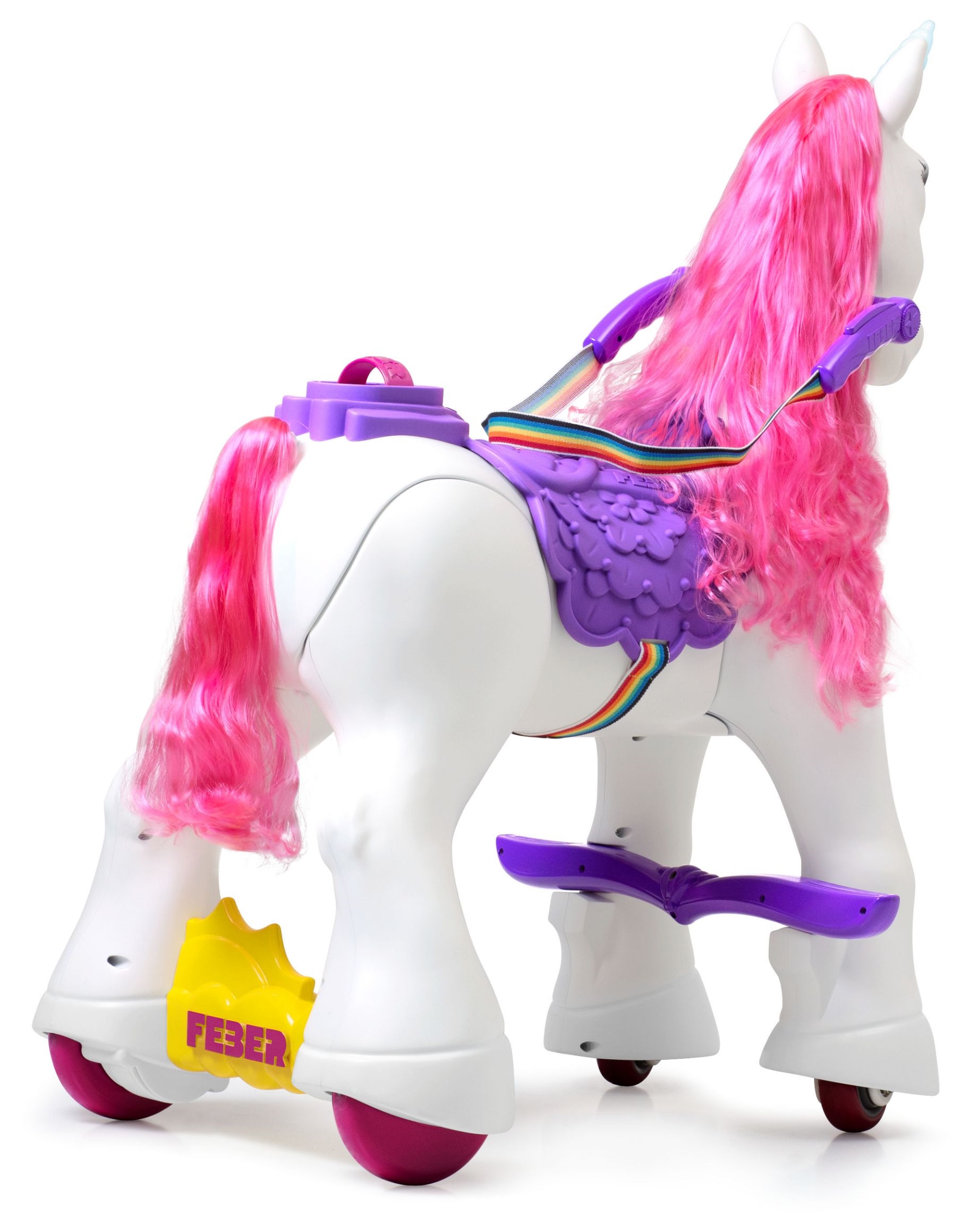 พร้อมส่งค่ะ ! ม้ายูนิคอร์นมีไฟและเสียงสมจริง Feber My Lovely Ride On Unicorn ราคา 13,000 บาท