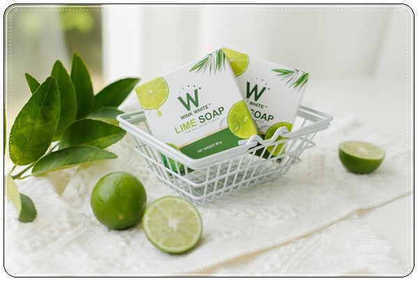 สบู่มะนาววิ้งไวท์ Lime Soap Wink White