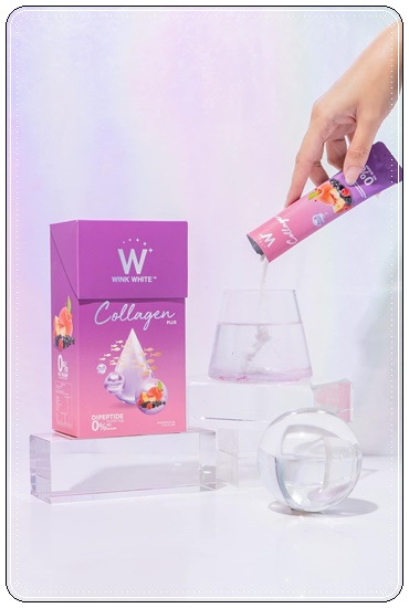 คอลลาเจนพลัส วิ้งไวท์ W Collagen Plus Wink White สูตรใหม่ (1แถม1)