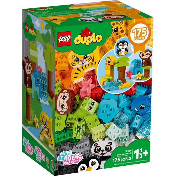 นำเข้า🇺🇸เลโก้ ดูโป้ สำหรับเด็กวัยแรกเริ่ม กล่องจัมโบ้ 179 ชิ้นใหญ่ LEGO DUPLO Classic Creative Animals 10934 ราคา 1990 บาท