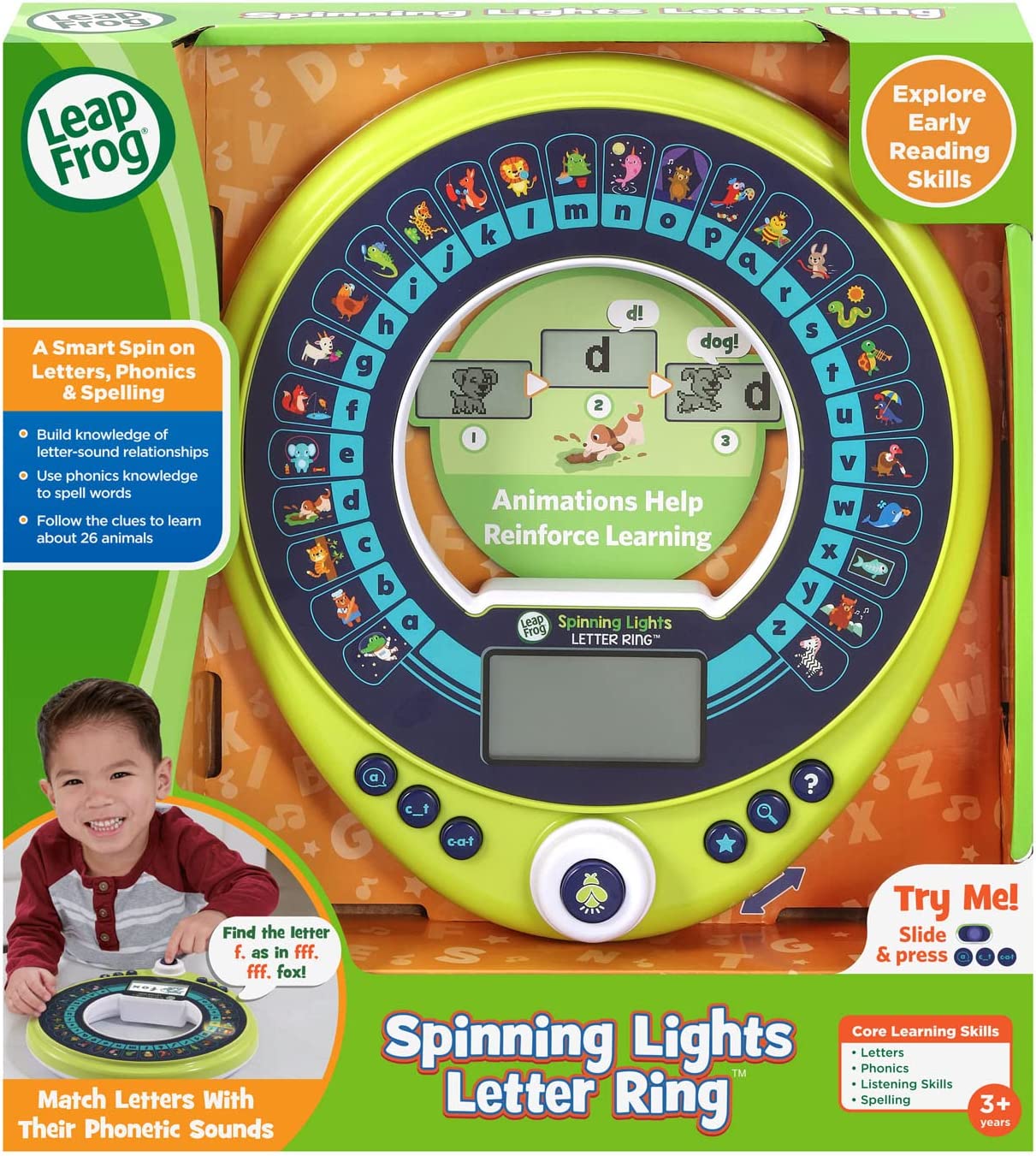 วงแหวนสอนภาษาLeapFrog Spinning Lights Letter Ring ราคา 1,990.- บาท