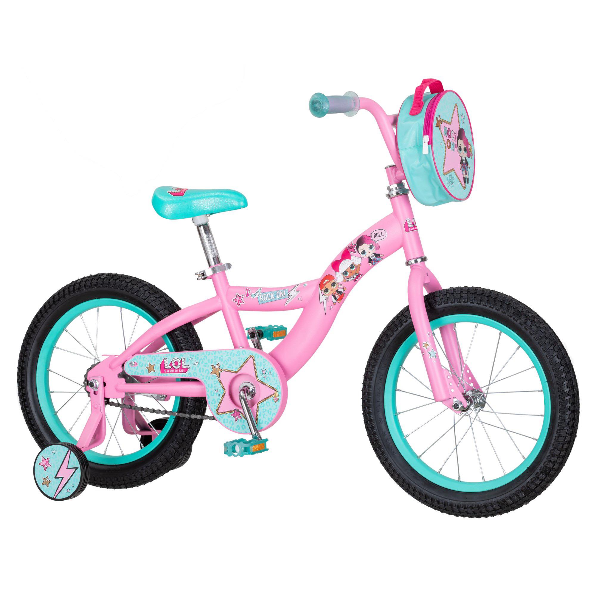 จักรยานเด็กล้อ 16 นิ้ว สำหรับเด็ก 5-7 ขวบ ลาย LOL Surprise kids bike, 16-inch wheel, Girls, Pink ลิขสิทธิ์แท้นำเข้า USA