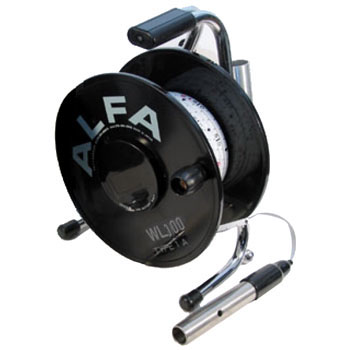 Alpha optics รุ่น30m WL-30A TYPE2เครื่องวัดระดับน้ำแบบเชือกRope type water level gauge 30m WL-30A TYPE2