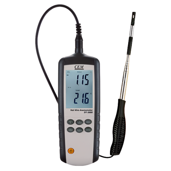 CEM รุ่นDT-8880เครื่องวัดความเร็วลม,Hotwire Thermo-Anemometer