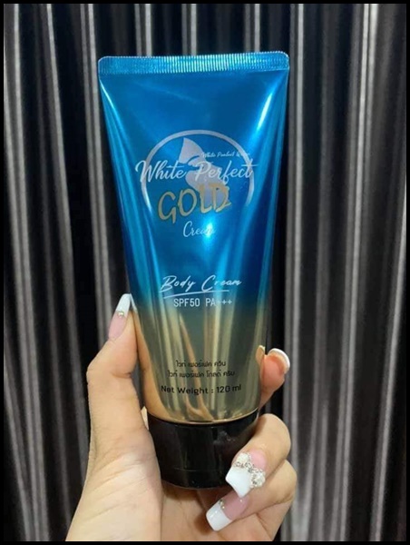 โสมควีนโกลด์ White Perfect Gold Cream (แพ็คเกจใหม่)