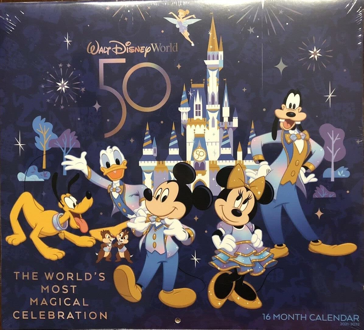 ปราสาท Walt Disney World ครบรอบ 50 ปี Cinderella Castle Light Up Play Set และ 50th Anniversary Calendar Blue ราคา 6,990.- บาท