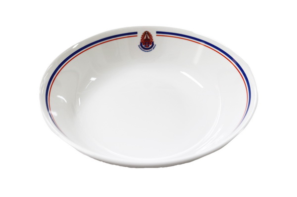 จาน ชาม เมลามีน โลโก้ จุฬาภรณราชวิทยาลัย ปทุมธานี