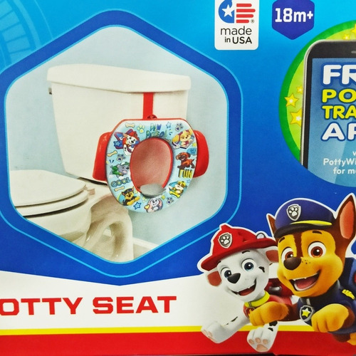 เบาะรองชักโครกเด็ก Paw patrol Soft Potty Seat สีฟ้าอ่อน