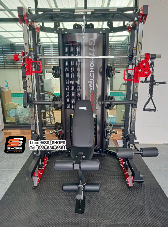 Jammer Arms แจมเมอร์ อาร์ม อุปกรณ์เสริมใช้กับ Smith Machine MONSTER FORCE G11 สมิทแมชชีนG11