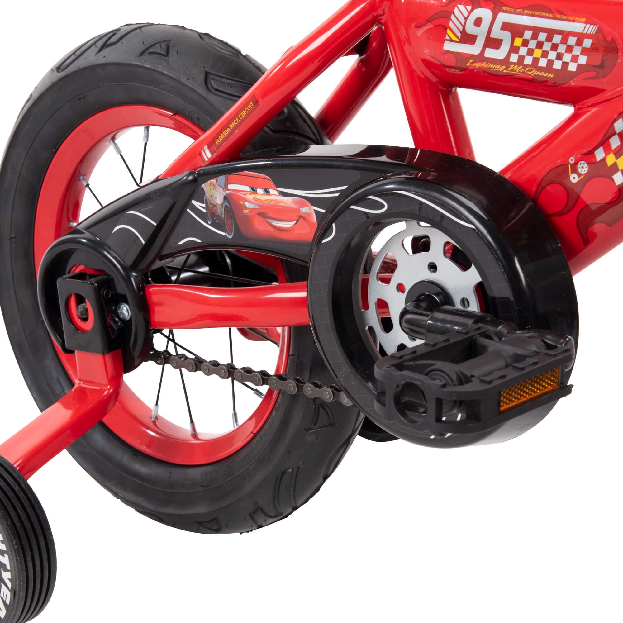 จักรยานเด็กลายแมคควีนส์ คาร์ส Disney / Pixar Cars Lightning McQueen 12" EZ Build Bike by Huffy(สินค้านำเข้า USA) ขนาดล้อ 12 นิ้ว ยี่ห้อ Huffy สำหรับเด็ก 3-5 ขวบ