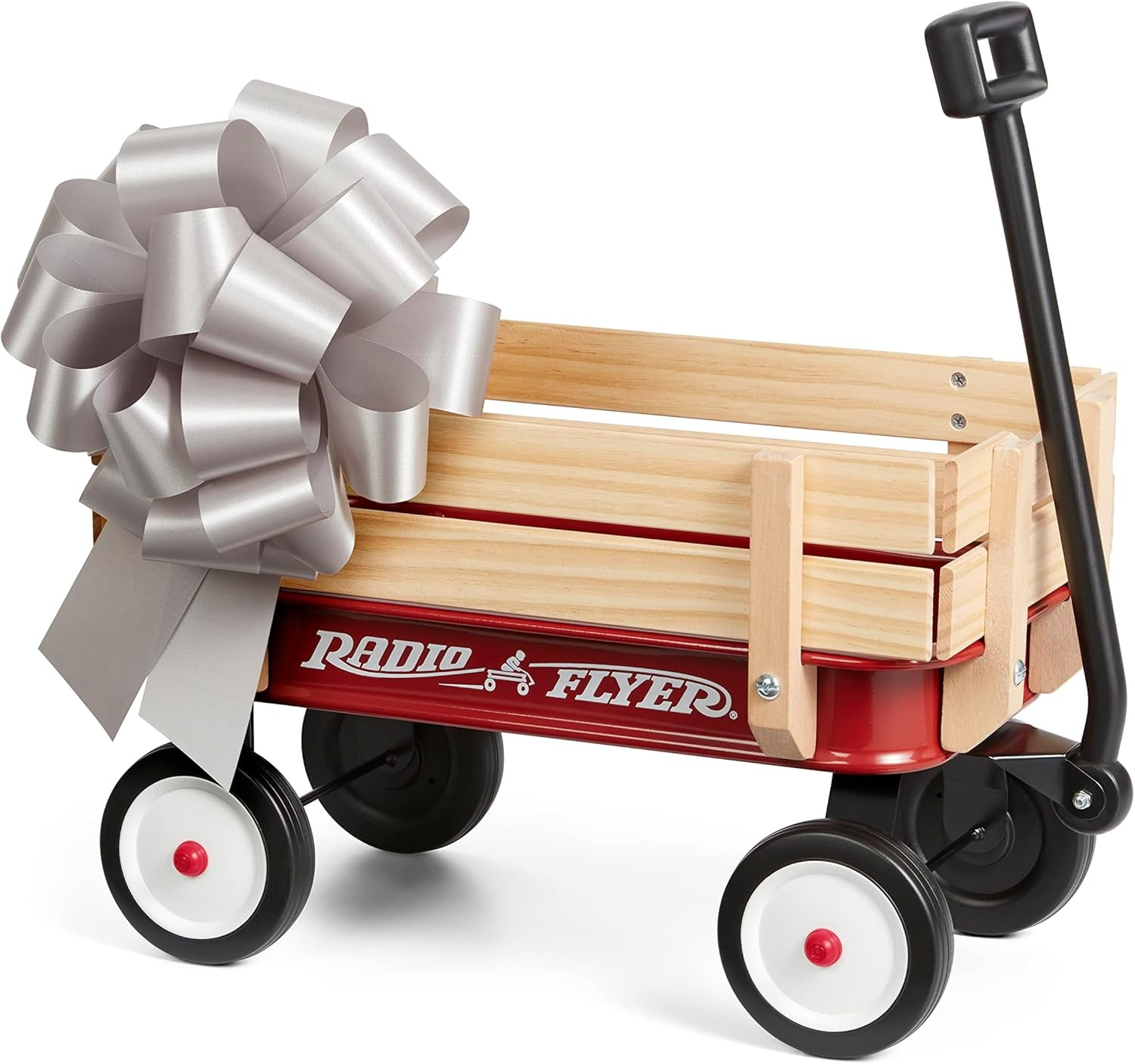 🔥นำเข้า🇺🇸 สนุกไปกับ Radio Flyer My 1st Steel & Wood Wagon สีแดงสดใส รถลากคลาสสิกสำหรับเด็ก เสริมสร้างจินตนาการและพัฒนา ราคาเพียง 2,590 บาท