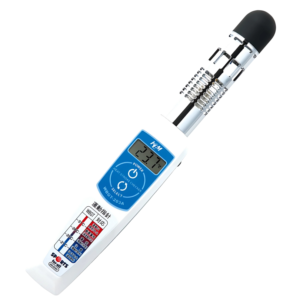 Kem รุ่น WBGT-203A เครื่องตรวจวัดดัชนีความร้อน,Celsius heat stroke checker for general sport activities,meas.range:0～50°C