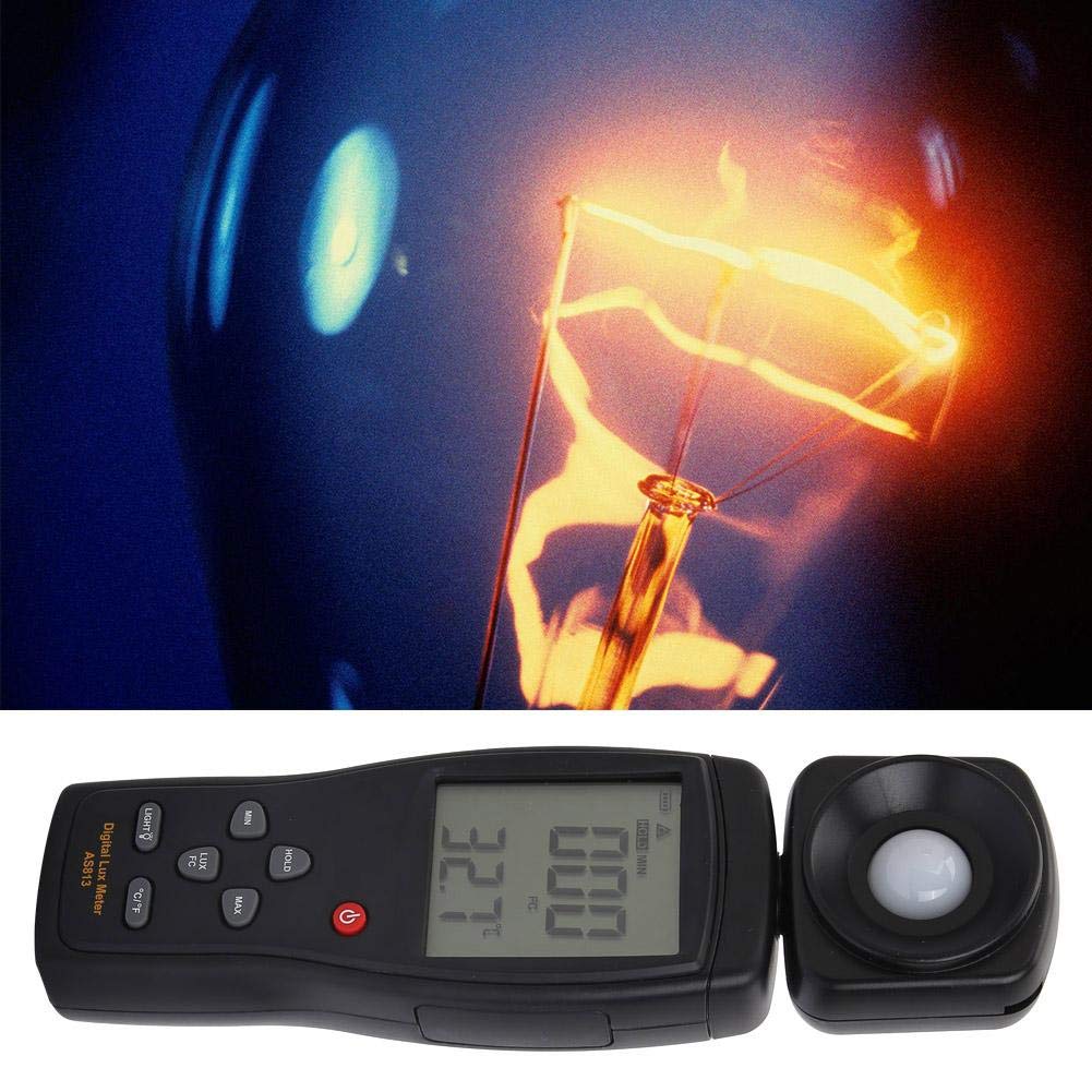 Walfront-AS813 เครื่องวัดปริมาณของแสง Photometer Illuminometer Digital Luxmeter Illuminance Light Meter