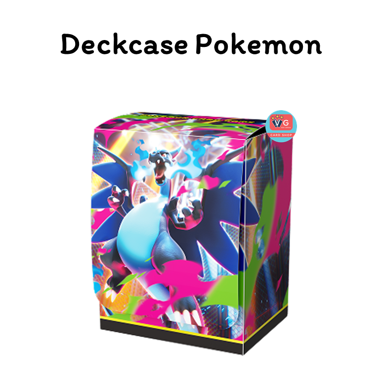 ส่ง7พย. Deckcase กล่องใส่การ์ด M Charizard X Deck holder Pokemon โปเกมอน