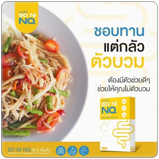 SO NI NQ โซ นิ เอ็นคิว ลดบวม