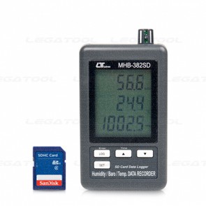 LUTRON Datalogger Temperature and Humidity (MHT-381SD) Automatic