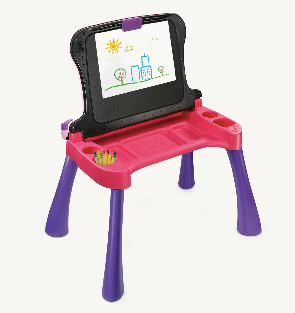 ใหม่ล่าสุด⭐️ VTech Explore & Write Activity Desk Transforms into Easel & Chalkboard โต๊ะกิจกรรมเพื่อการเรียนรู้รอบด้าน 4 in 1