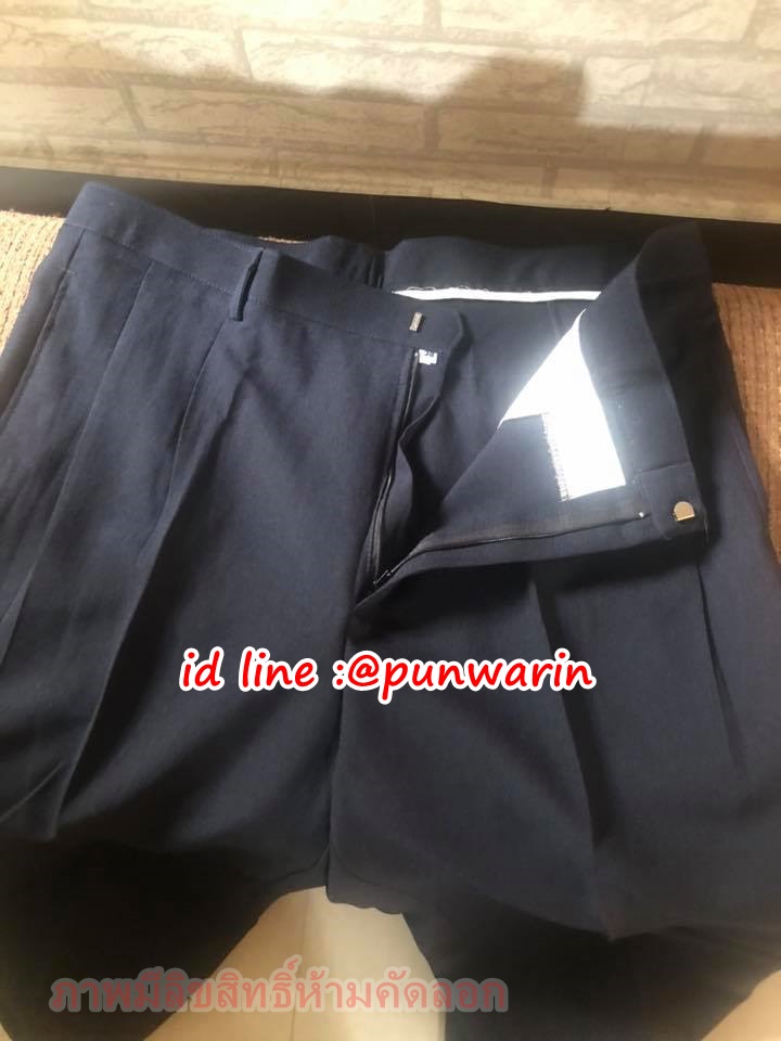 K6109001 ชุดซาฟารีชายสีดำ สีกรมท่า คุณภาพดีเกรดเอ พร้อมส่ง ดำ กรมท่า S M L XL XXL K6109001 ชุด