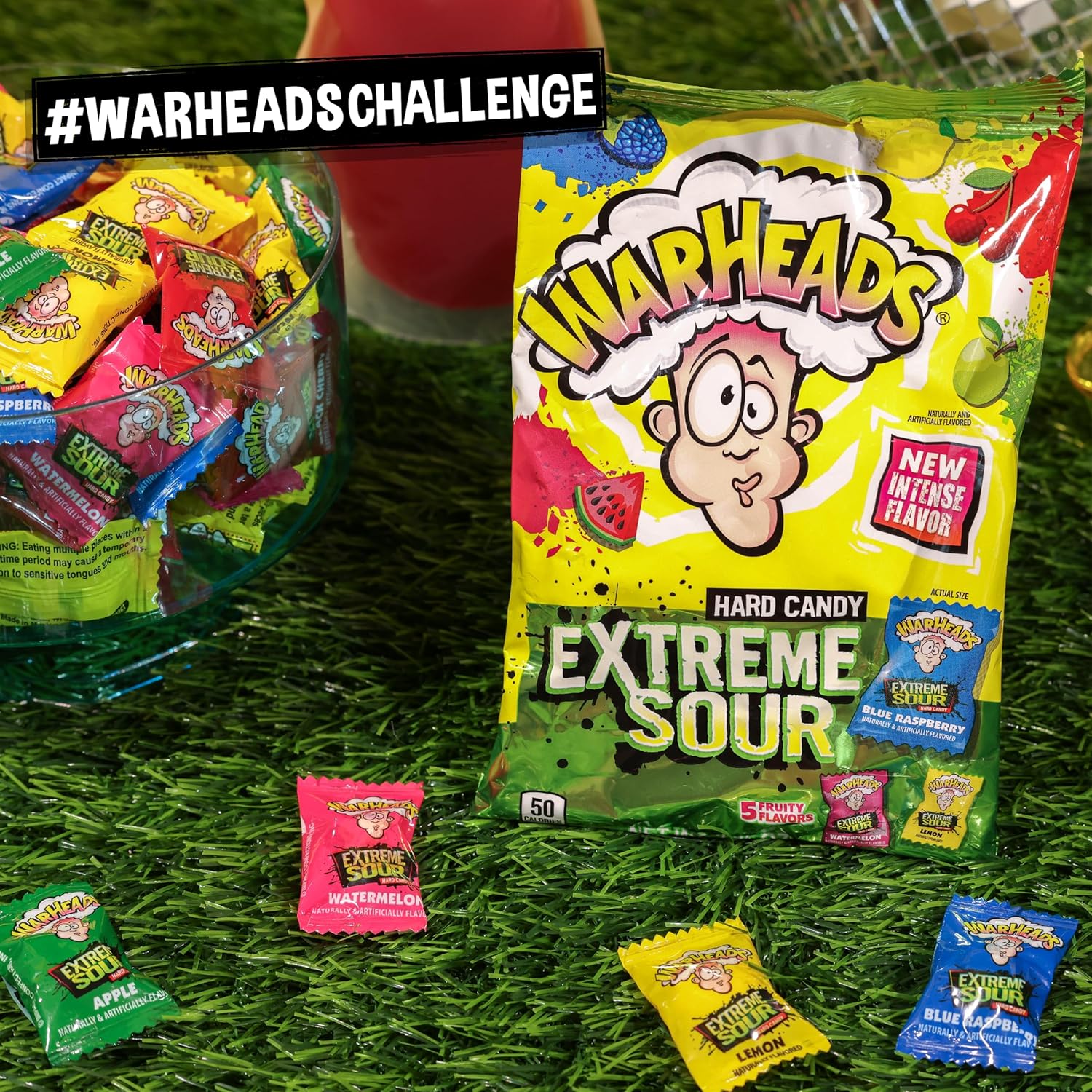 ใหม่ล่าสุด✨นำเข้าเองจาก🇺🇸 WarHeads Extreme Sour Hard Candy - ลูกอมรสเปรี้ยวสุดขีดของ WARHEADS คือลูกอมรสดั้งเดิม