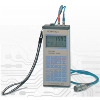 Teikoku รุ่นUDM-580DL เครื่องวัดความหนาอัลตราโซนิกUltrasonic Thickness Gauge UDM-580DL Through Paint Corroded / Coated Steel Sheet Data Logger
