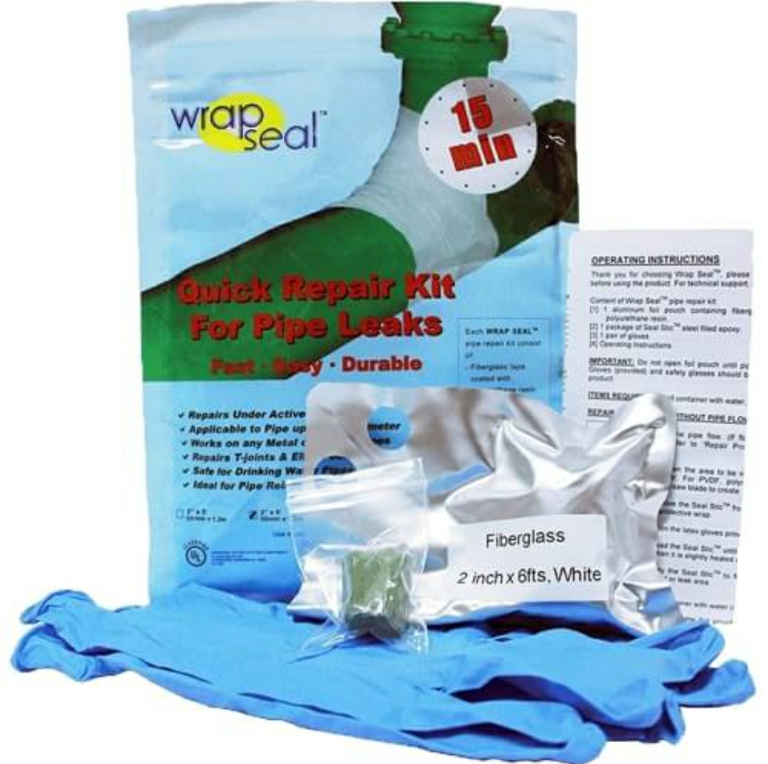 นำเข้า-ขายราคาส่ง Wrap Seal คือเทปพันท่อฉุกเฉิน,ชุดเทปไฟเบอร์กลาสซ่อมท่อฉุกเฉิน พร้อมกาวดินน้ำมัน,เทปซ่อมท่อฉุกเฉินคุณภาพสูง ซ่อมท่อแตก ซ่อมท่อรั่ว ท่อน้ำซึม leak Pipe Leaks ได้ทุกผิววัสดุ