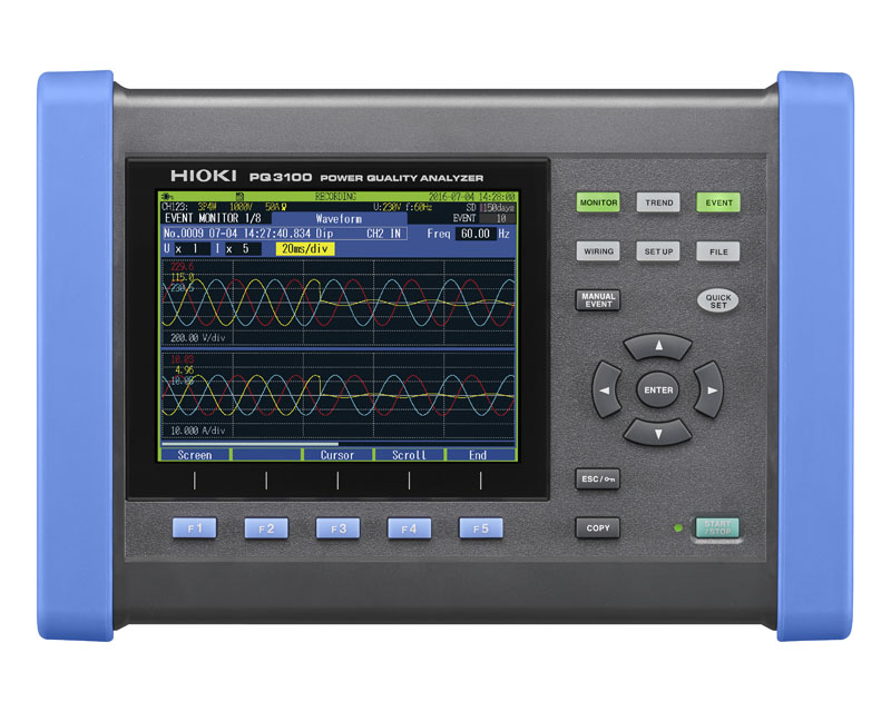 Hioki รหัส PQ3100 เครื่องวิเคราะห์ไฟฟ้า,Power quality analyzer,main unit only,(current sensor sold separately)
