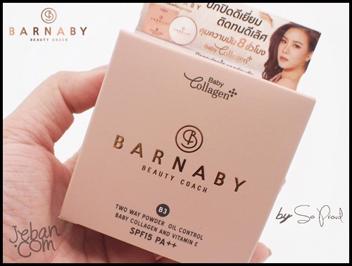 แป้งพัฟบาร์นาบี้ Barnaby แป้งหน้าเด็กผสมคอลลาเจน MICRO SILK ANTI-AGING POWDER