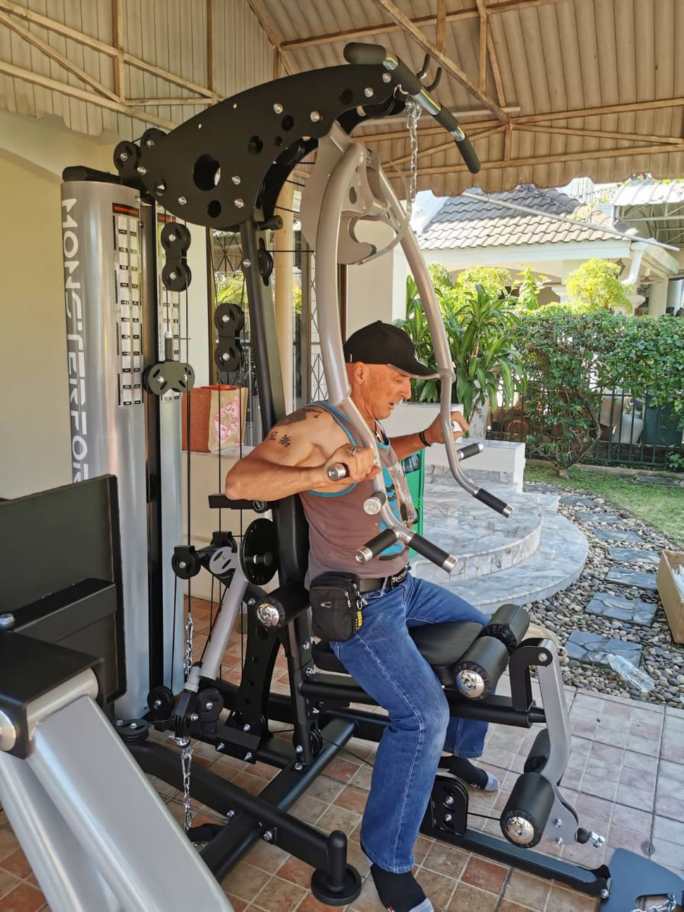 Homegym Monster ForcePro5 โฮมยิม 2 STATION USA