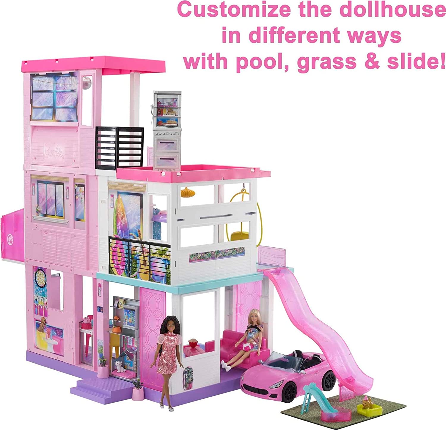 บ้านตุ๊กตาบาร์บี้ ฉลองครบรอบ 60 ปี Barbie 60th Celebration DreamHouse Playset (3.75 ft) 3 Year Olds+ ราคา 12,900 บาท