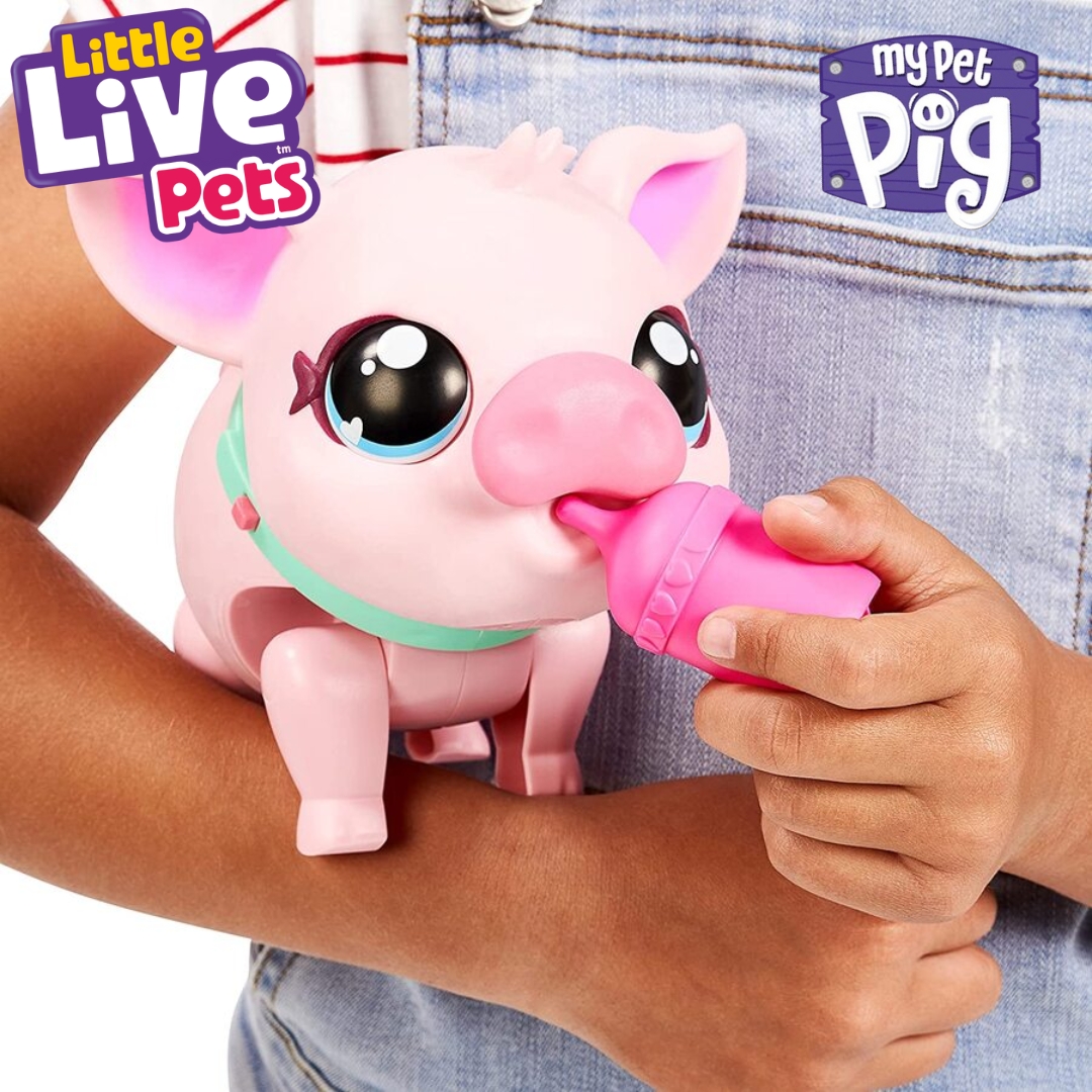 นำเข้า 🇺🇸 🫧ใครว่าหมูไม่น่ารัก🐽 พบกับLittle Live Pets My PET Pig - PigglyPiggly คือลูกหมูอิเล็กทรอนิกส์ตัวใหม่จาก Little Live Pets