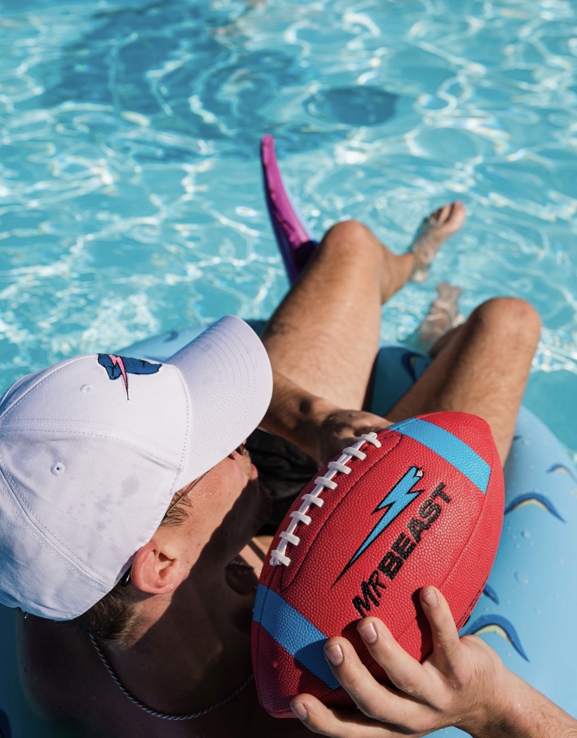 NEW✨นำเข้า🇺🇸 PMRBEAST FOOTBALL - KARL EDITION- ลูกรักบี้ฟุตบอลอเมริกา 🏈ของแท้จาก MrBeast.Store ขนาด Size 7 🤾♀️