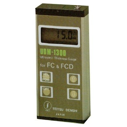 DenjiSokki รุ่นUDM-1300เครื่องวัดความหนาอัลตราโซนิกUltrasonic Thickness Gauge(Cast Iron/Aluminum),Meas.range:2.5～200.0mm.(steel)