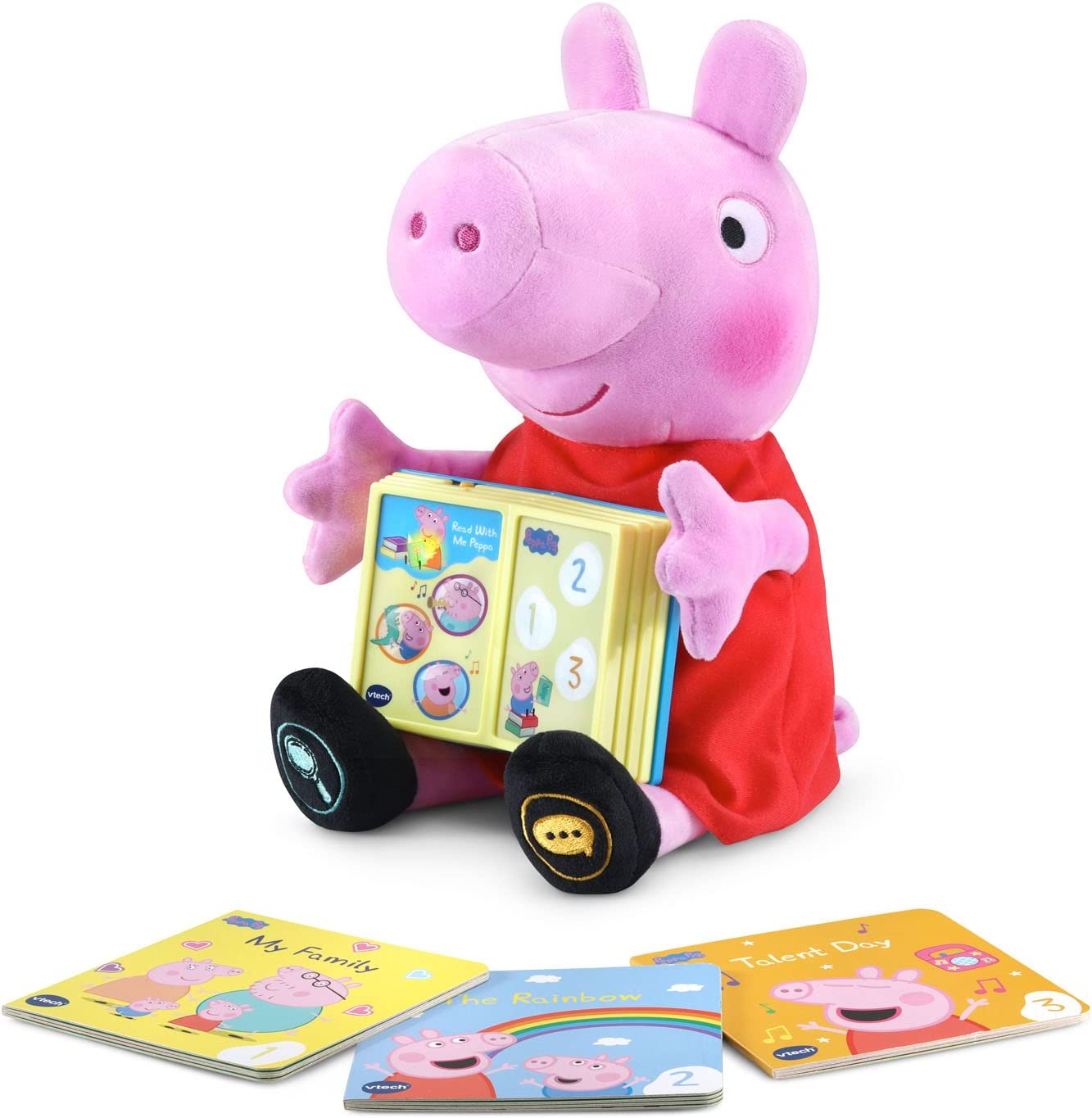 ตุ๊กตา VTech Peppa Pig Read with Me Peppa, Pink ราคา 2190.- บาท