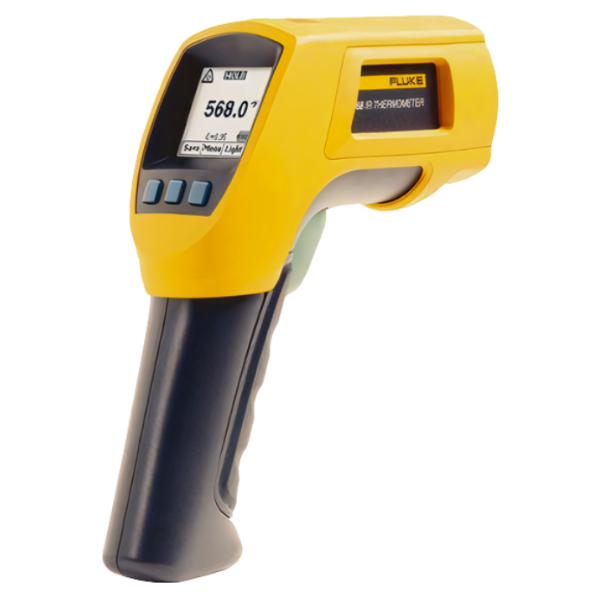 Fluke รุ่น Fluke-568 เครื่องวัดอุณหภูมิแบบอินฟราเรดและแบบสัมผัส,Thermal infrared temp gun,contact thermometer,meas.range:-40°C～800°C(-40°F～1472°F)