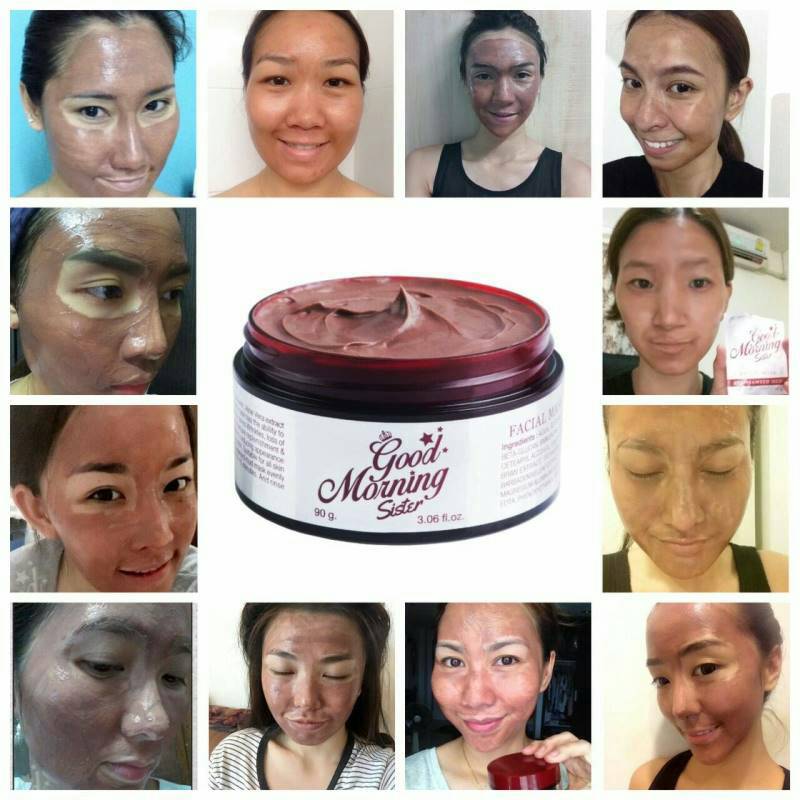มาส์กหน้าโคลนสาหร่ายแดง (Good Morning Sister Facial Mask Red Seaweed Mud)