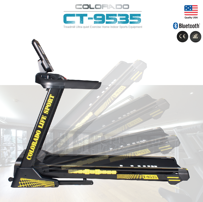 ลู่วิ่งไฟฟ้า Colorado รุ่น 9596 / 3.5HP /รับส่วนลดเพิ่มอีก 5,000