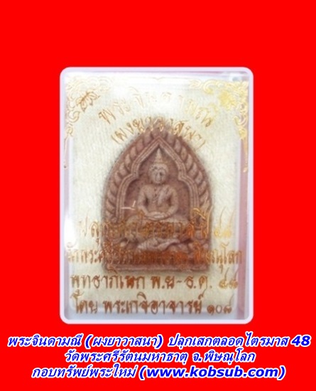พระจินดามณี (ผงยาวาสนา) วัดพระศรีรัตนมหาธาตุ จ.พิษณุโลก