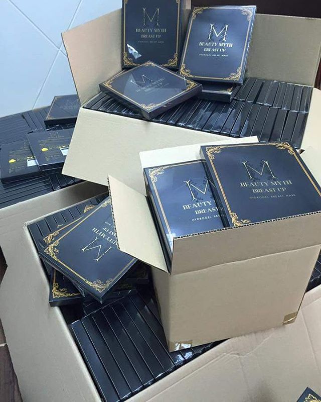 บิวตี้ มิธส์ แผ่นมาส์กบำรุงหน้าอก (Beauty Myth Breast Up Hydrogel Mask) ส่งฟรี EMS