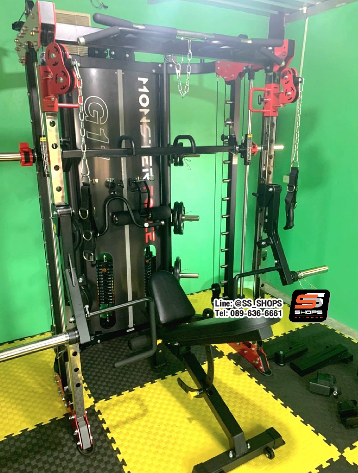 Jammer Arms แจมเมอร์ อาร์ม อุปกรณ์เสริมใช้กับ Smith Machine MONSTER FORCE G11 สมิทแมชชีนG11