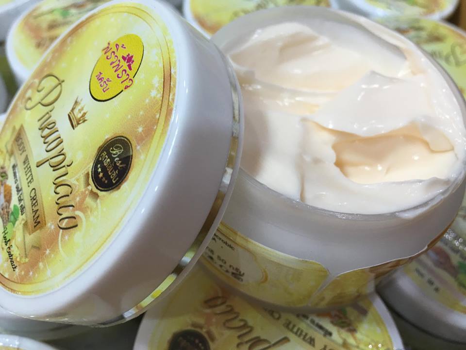 พริ้วพราว บอดี้ไวท์ครีม ใหม่ (Prewpraw Body White Cream)