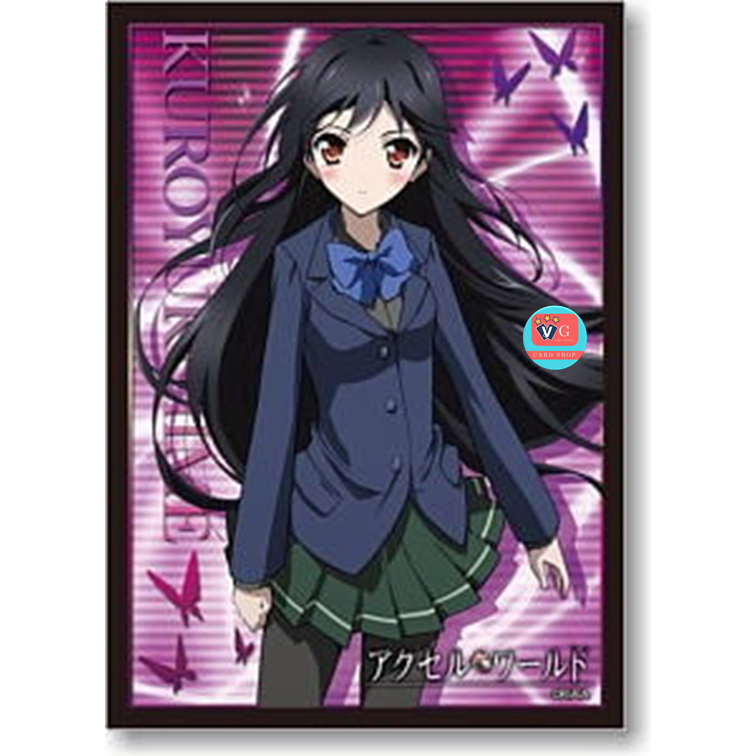 Bushiroad Sleeve Collection HG Vol.417 Accel World [Kuroyukihime] Part.2 (Card Sleeve) ซองใส่การ์ด สลีฟบัดดี้ไฟท์ โปเกมอน 60ใบ