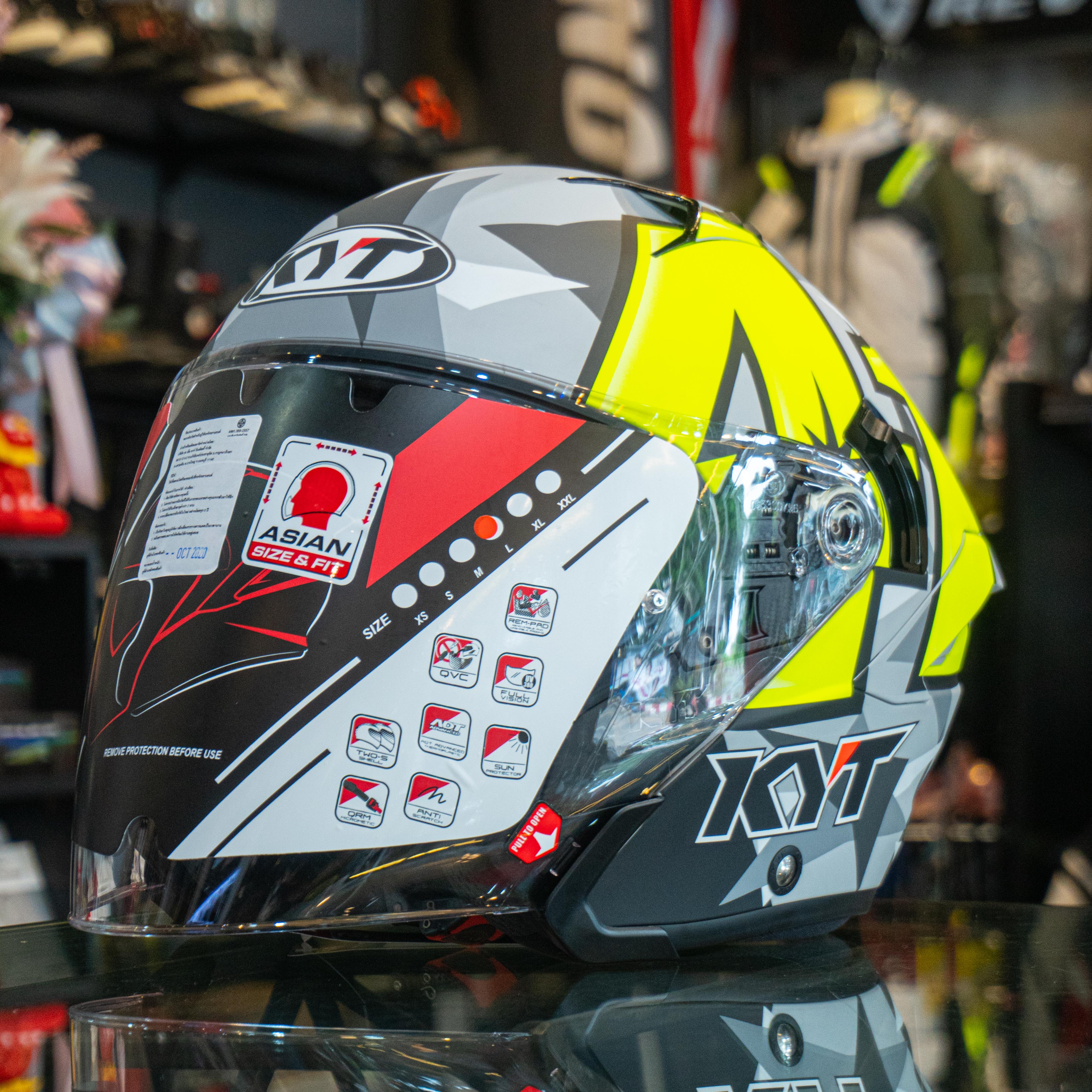 หมวกกันน็อค KYT รุ่น NF-J ลาย ESPARGARO REPLICA 2019