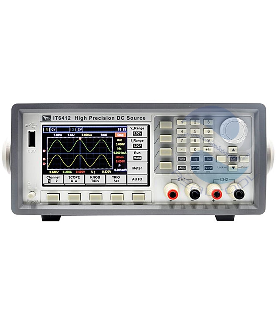 Itech รุ่นIT-6412เพาเวอร์ซัพพลายกระแสตรงแบบไบโพล่าDC Power Supply Bipolar,Dual Channel,Dual Range:±15V/±3A or ±9V/±5A,45W,0-15V/±3A or 0-9V/±5A,45W