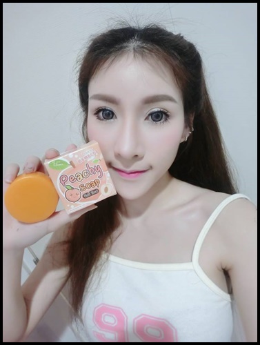 สบู่พีชชี่โซฟ สบู่ลูกพีช Peachy Soap