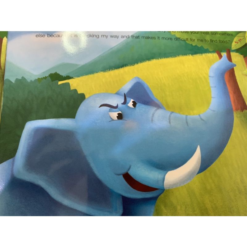 ช้างกับมดแดง The Elephant and the Red Antsนิทานสุภาษิต 2 ภาษา (ไทย-อังกฤษ)